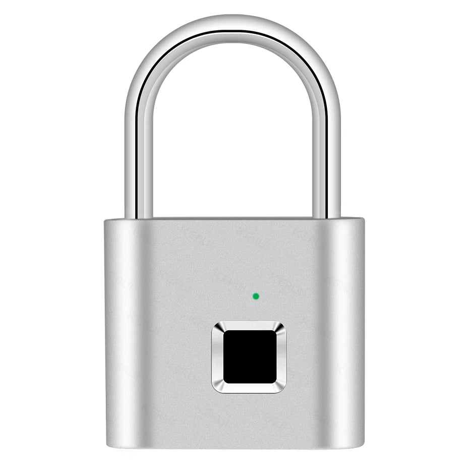SEP Smart Fingerprint Padlock Waterproof Biometric Zinc Alloy Lock with Rechargeable Battery