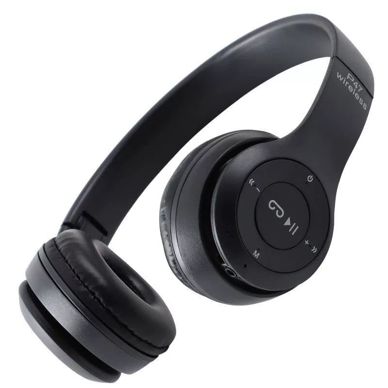 Bluetooth Headphone Head-Mounted with Microphone Mobile Phone Computer Universal Headset like Subwoofer