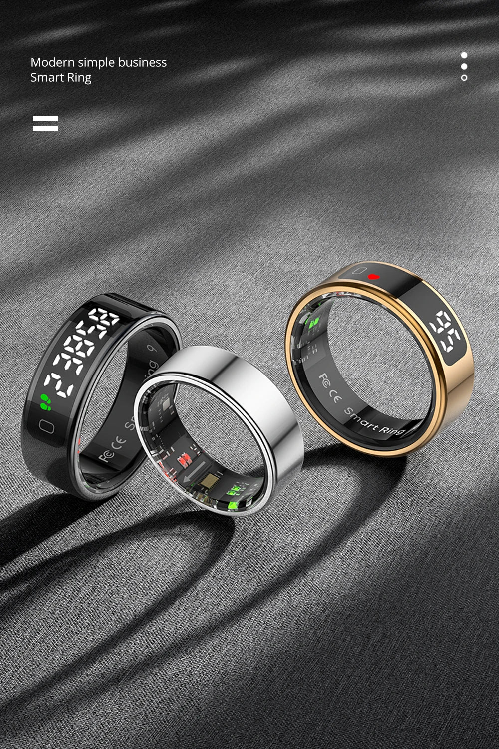 SEP R12 Smart Ring Waterproof Fitness & Health Tracking Ring
