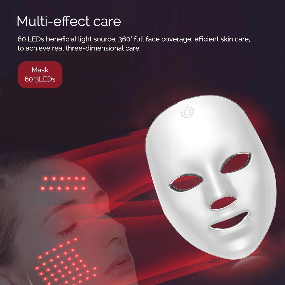 SEP Wireless LED Beauty Mask Skin Tightening & Anti-Aging Facial Neck Device