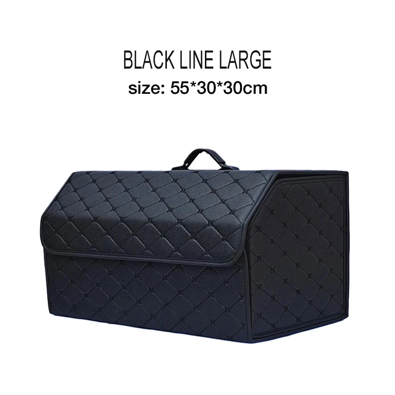 SEP Premium Car Storage Box Multiuse Folding Leather Organizer