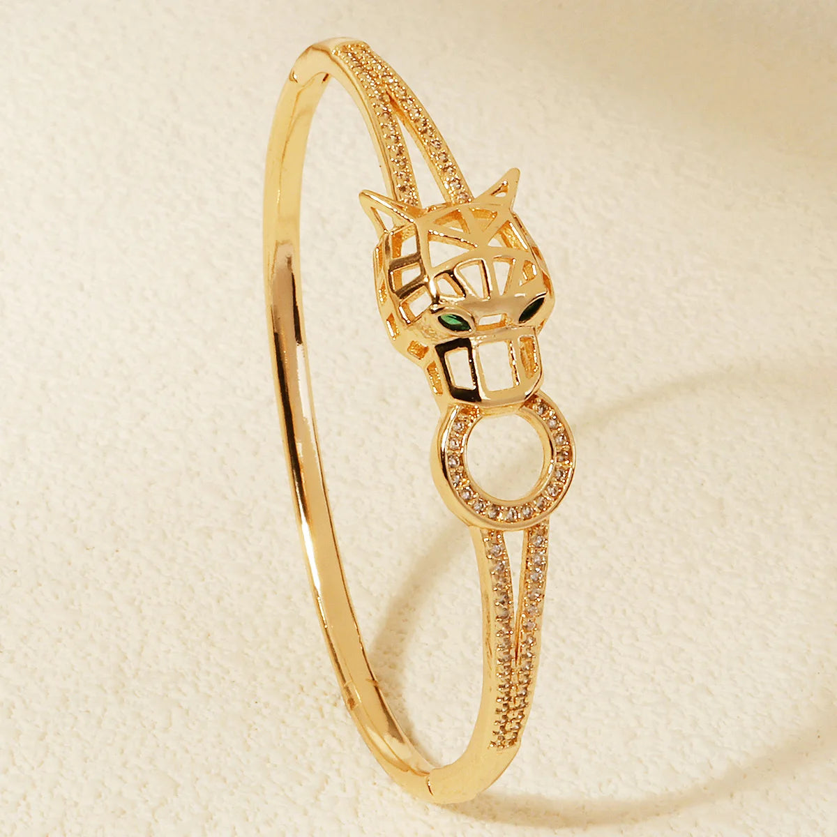 Europe and America Classic Snake Bracelet For Women Stainless Steel Zirconia Jewelry