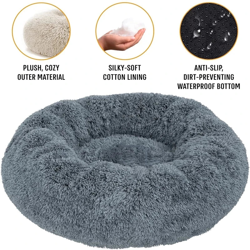 SEP Soft Plush Pet Bed Warm Sleeping House for Small & Large Dogs