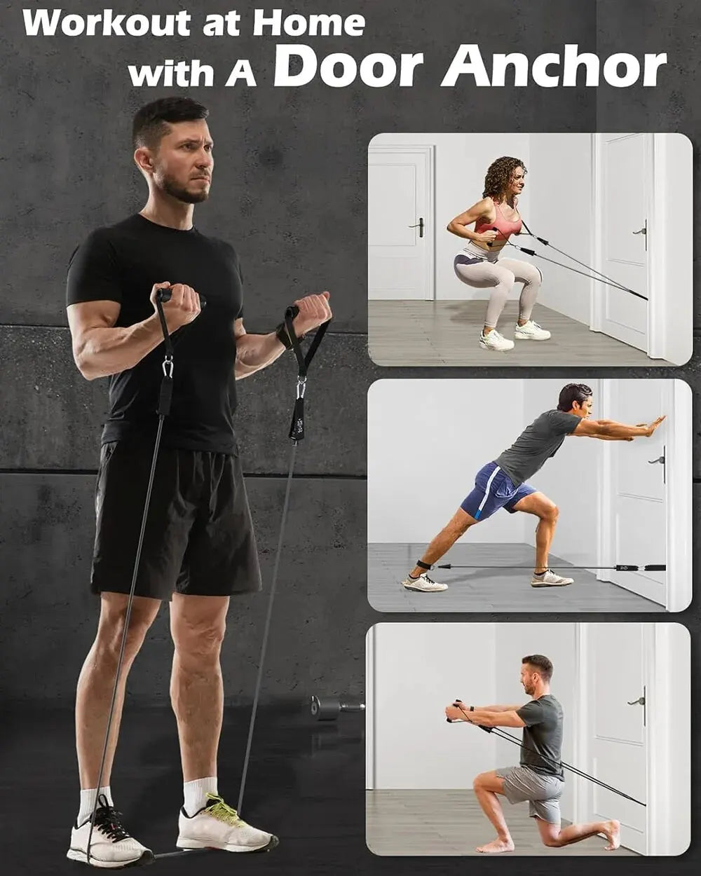 SEP Elastic Training Harness Complete Tension Strap Set for Strength & Workout