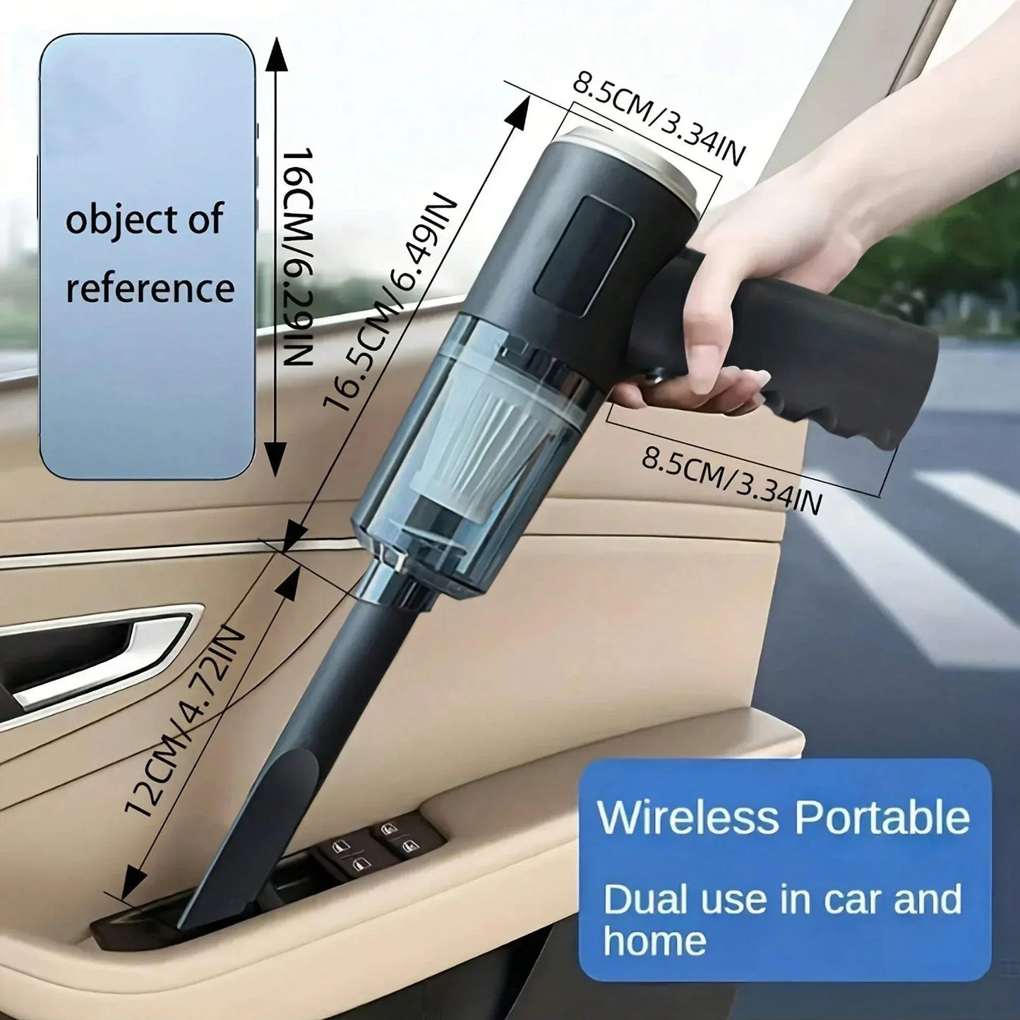 SEP Portable Vacuum Cleaner 120W Handheld Car & Home Dual-Use