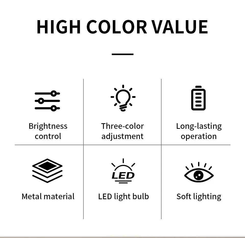 SEP Rechargeable LED Table Lamp Bedside & Dining Light with Adjustable Brightness