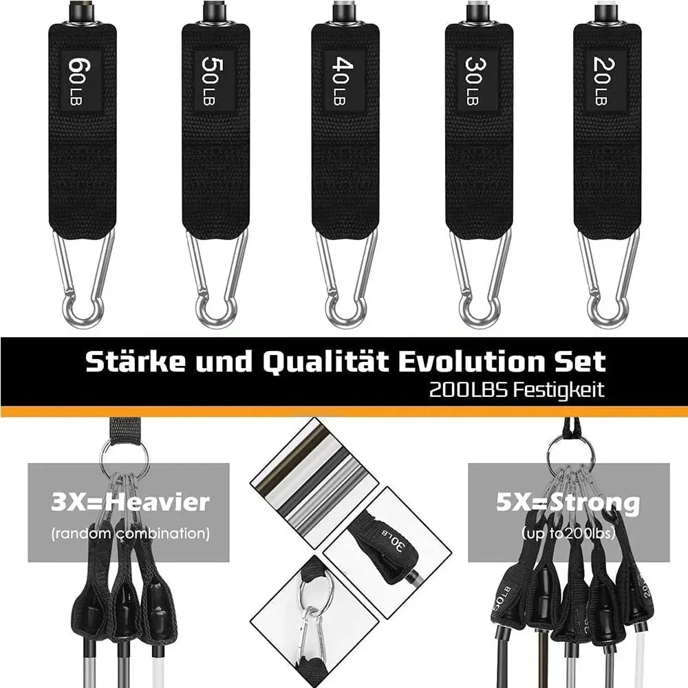 SEP Elastic Training Harness Complete Tension Strap Set for Strength & Workout