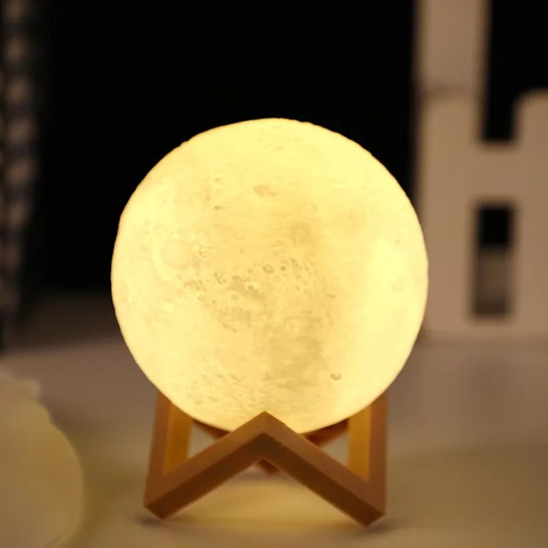 SEP 3D Moon Night Lamp DIY LED Planet Lamp with Luminous Glow & Stand