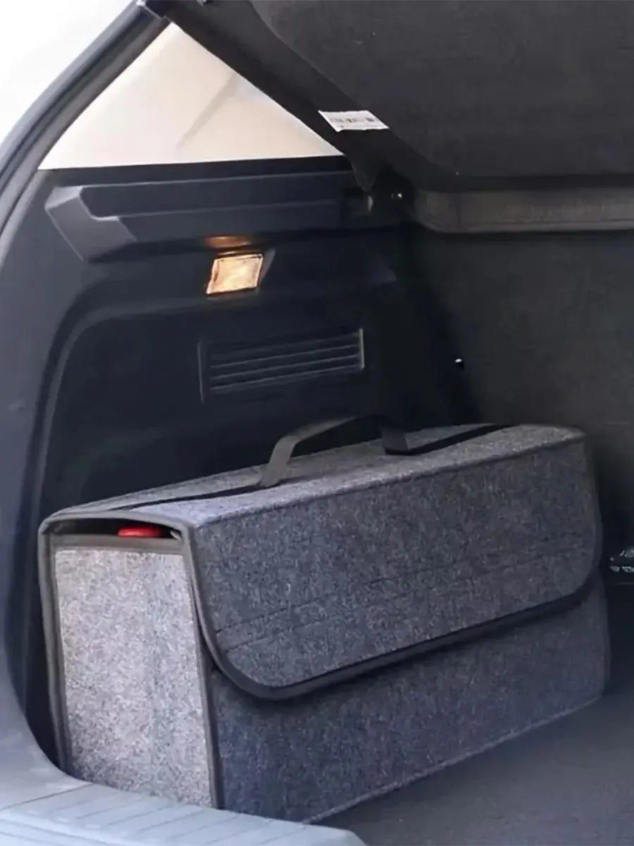 SEP Premium Felt Car Trunk Organizer Compact & Anti-Slip Storage Box