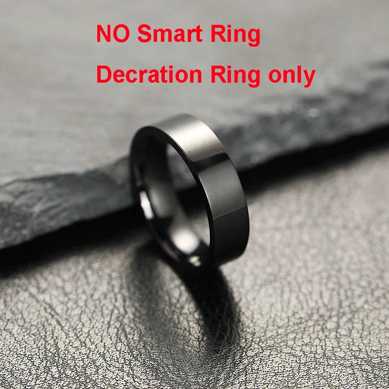 New R09 Smart Ring Men Women with Charging Case,Heart Rate Blood Oxygen,Skin Temperature Monitor,5ATM Waterproof For Android IOS