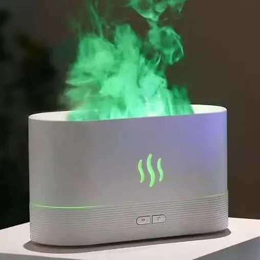 SEP Colorful Flame Humidifier Ultrasonic LED Fragrance Diffuser for Home