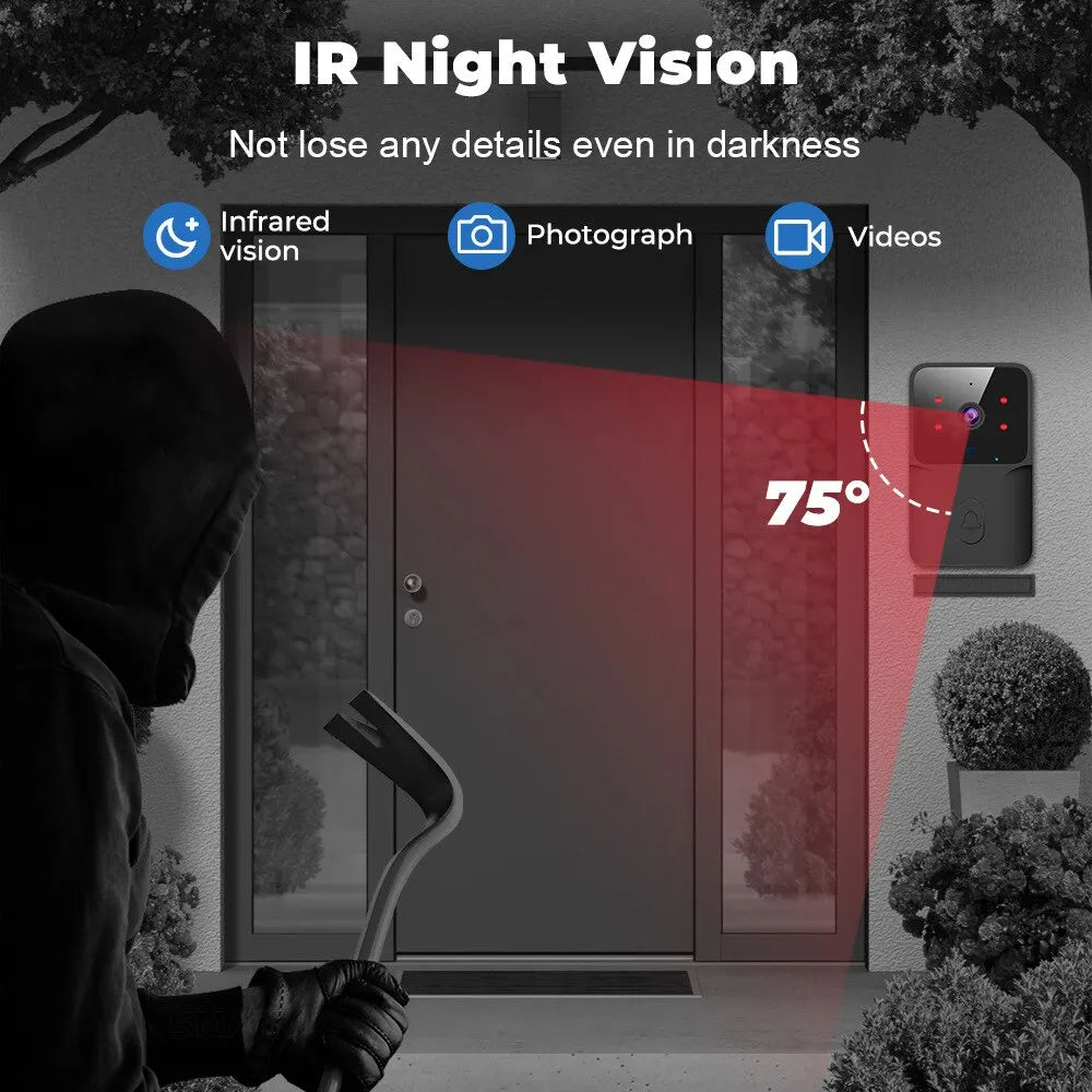SEP Tuya WiFi Doorbell Battery Powered Smart Video Doorbell for Home