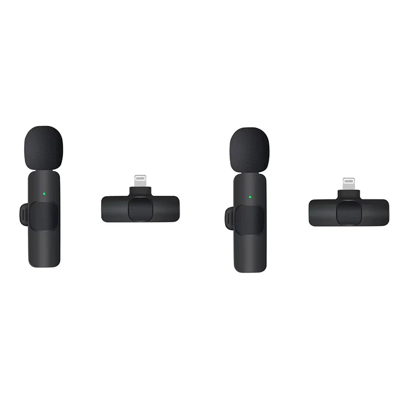 SEP Dual Wireless Lavalier Microphone Mini Audio Recorder for iPhone & Android