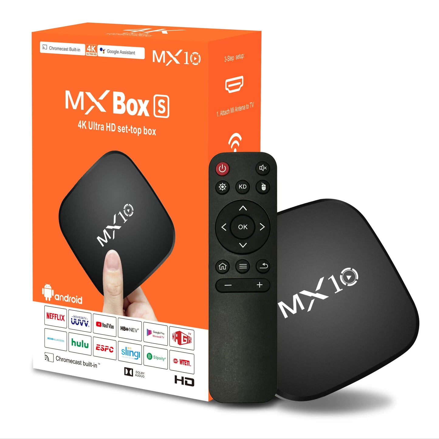 Tv Box 4K Smart TV BOX Dual Band WIFI