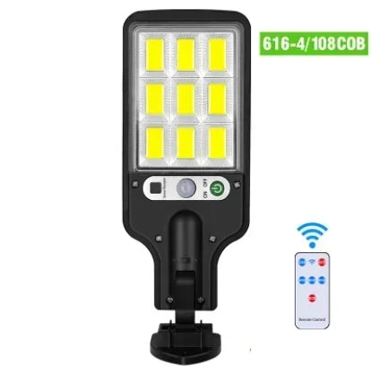 Solar Lamp 55LED Outdoor Sunlight Motion Sensor Remote Control Solar Focus Wall