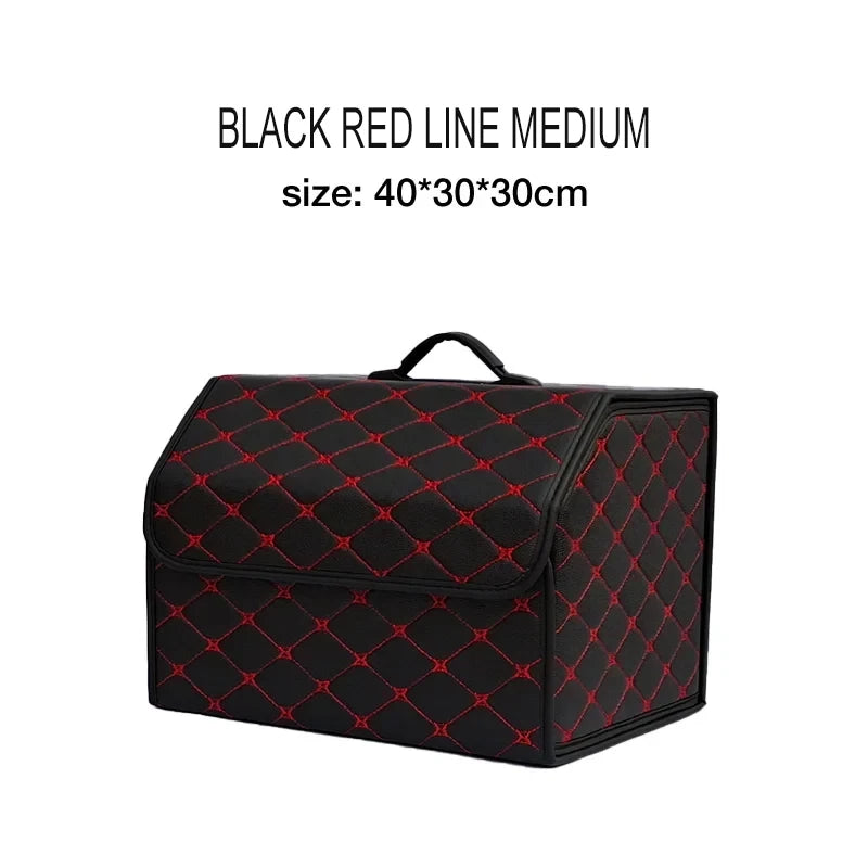 SEP Premium Car Storage Box Multiuse Folding Leather Organizer
