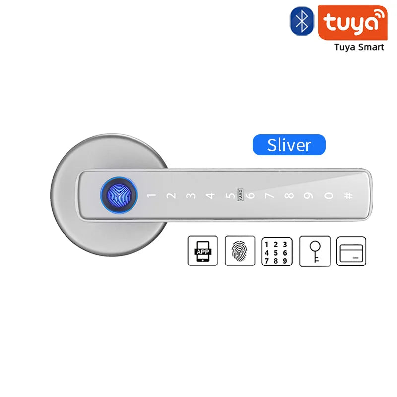 SEP Electronic Door Lock Fingerprint, Password & IC Card Unlock for Home
