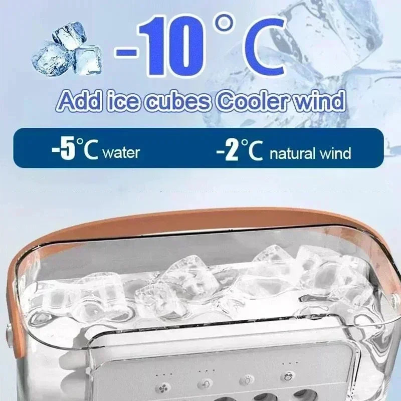 SEP 4-in-1 Portable Desk Fan Air Conditioner, Misting & Humidifier for Home/Office