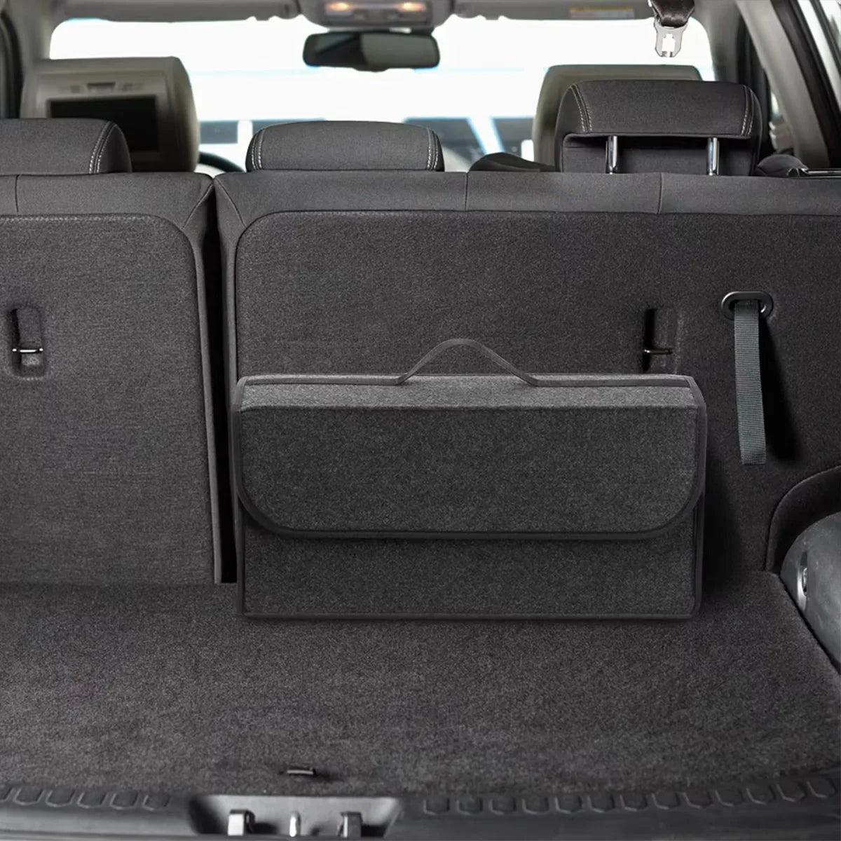 SEP Premium Felt Car Trunk Organizer Compact & Anti-Slip Storage Box