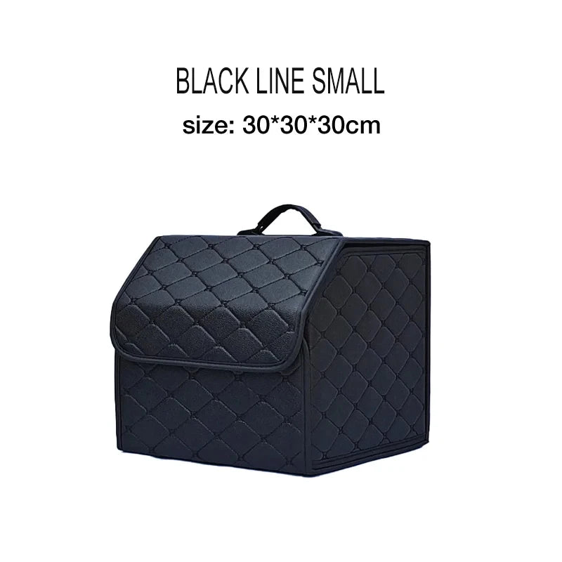 SEP Premium Car Storage Box Multiuse Folding Leather Organizer