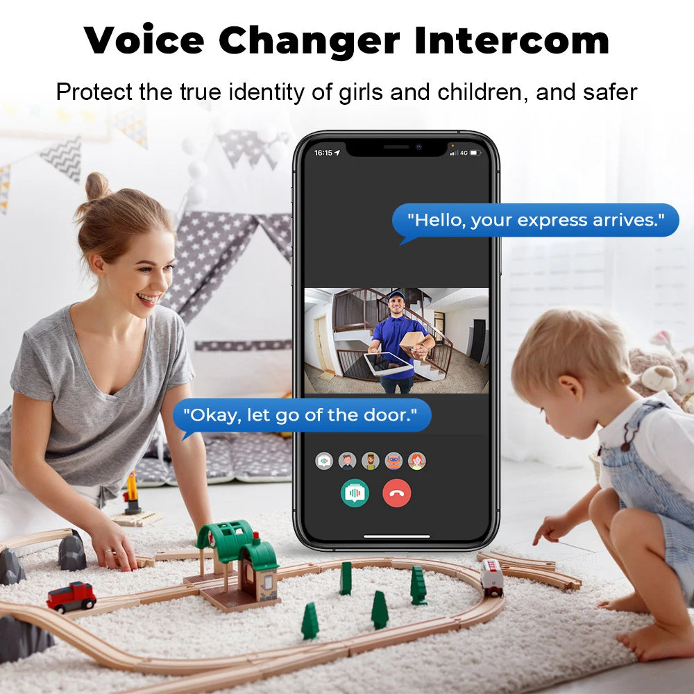 SEP Tuya WiFi Doorbell Battery Powered Smart Video Doorbell for Home