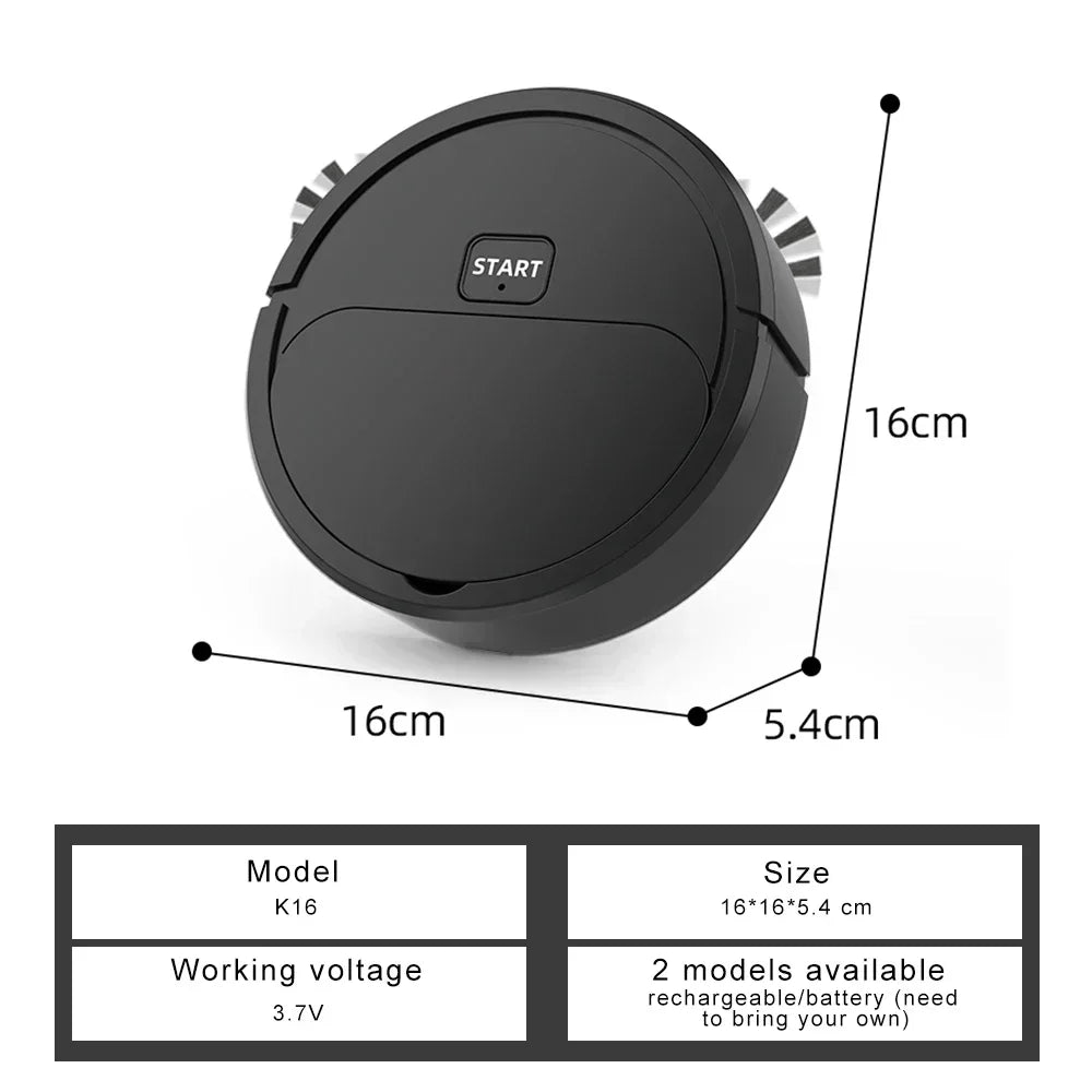 SEP 3-in-1 Robot Vacuum Cleaner Automatic Sweeping & Mopping Mini Floor Cleaner