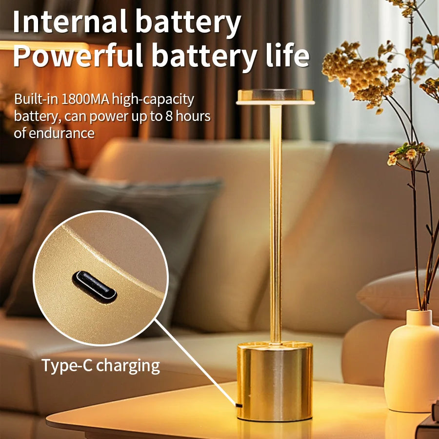 SEP Rechargeable LED Table Lamp Bedside & Dining Light with Adjustable Brightness