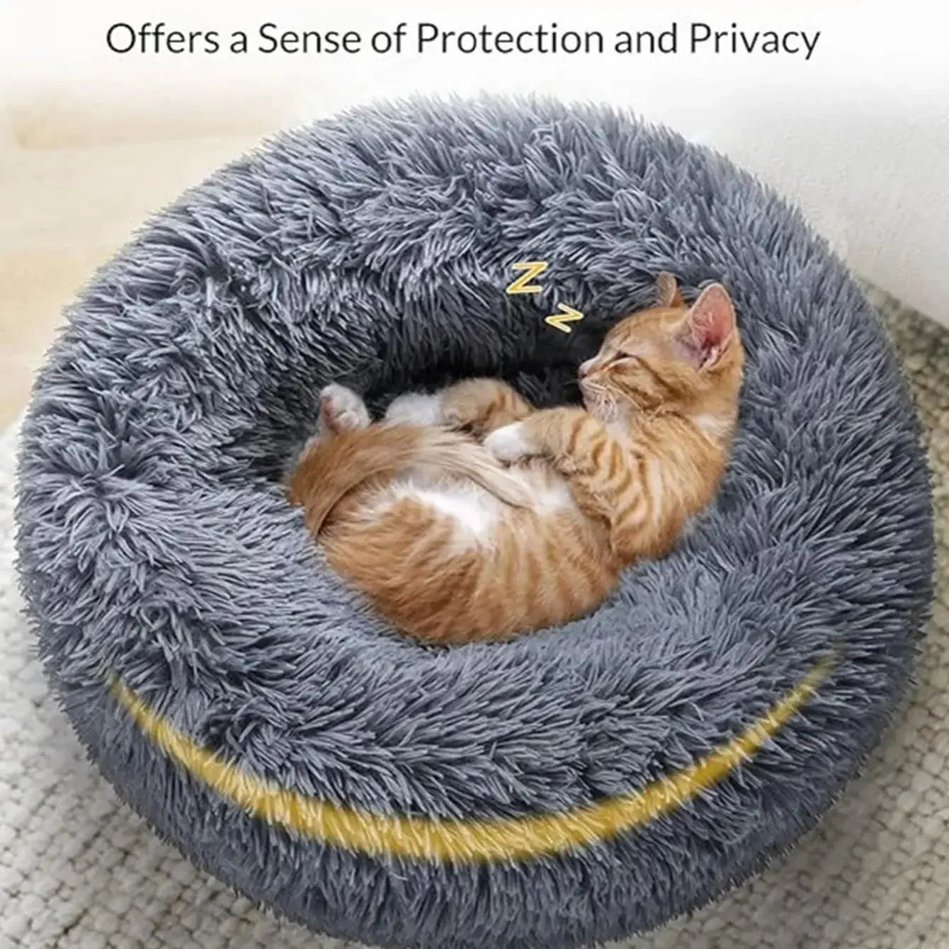 SEP Soft Plush Pet Bed Warm Sleeping House for Small & Large Dogs