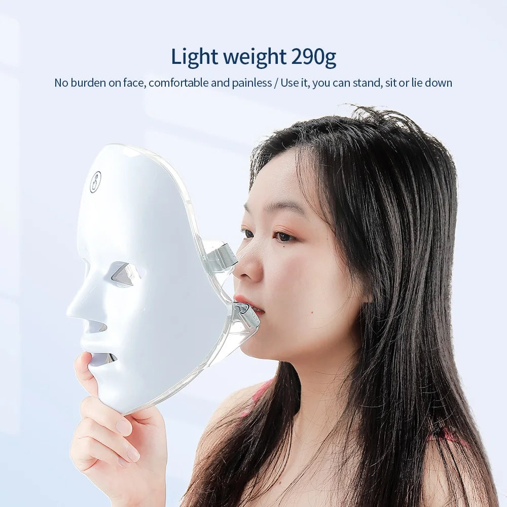 SEP Wireless LED Beauty Mask Skin Tightening & Anti-Aging Facial Neck Device