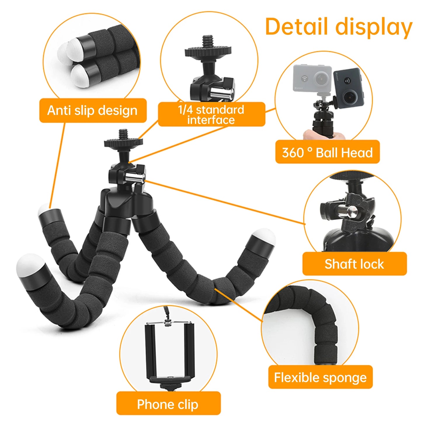 SEP Flexible Octopus Tripod Mini Camera and Mobile Stand