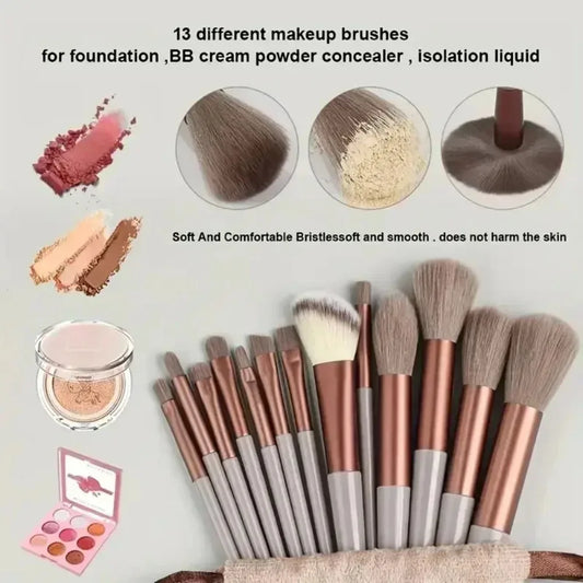Makeup brush set, soft and fluffy, professional cosmetics foundation brush, multi-style blending makeup brush, beauty tools