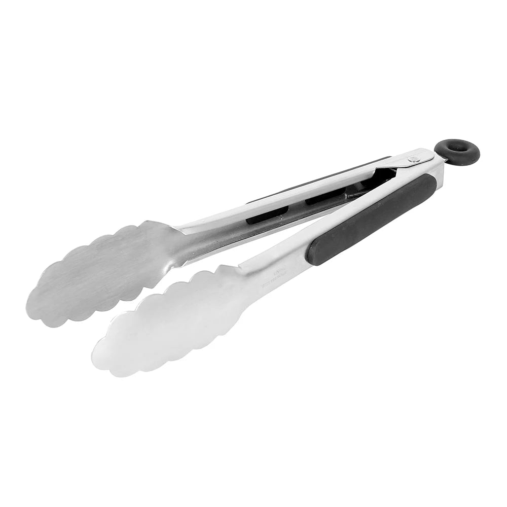 9/12/14/16 Inch BBQ Grilling Tong With Lock Stainless Steel Salad Bread Serving Tong Non-Stick BQ Tong Utensil Cooking Clip New