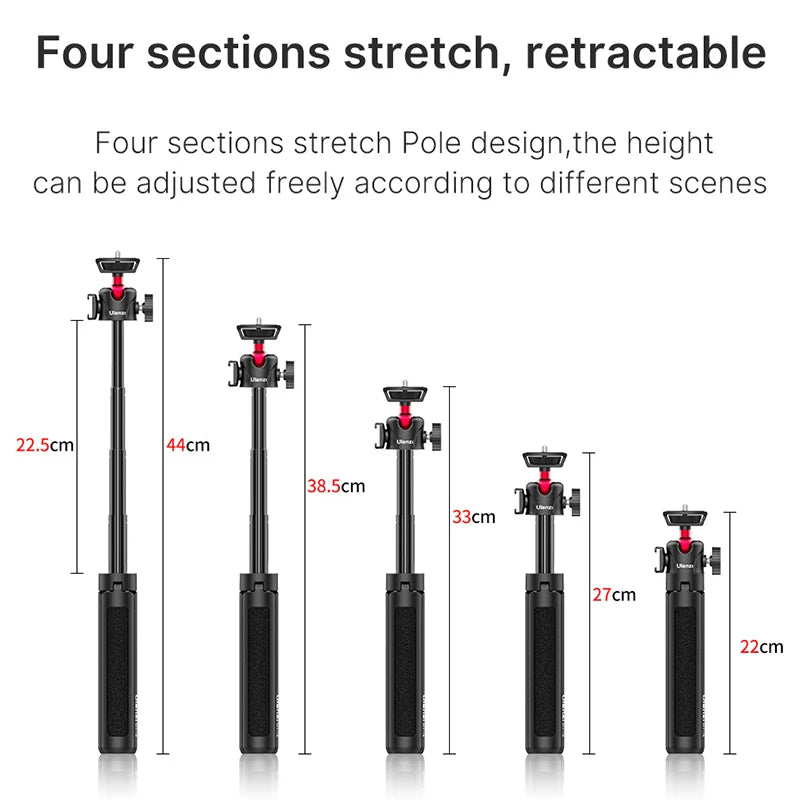 SEP Portable Tripod Stand Mini Foldable Holder for Mobile, DSLR & Vlogging