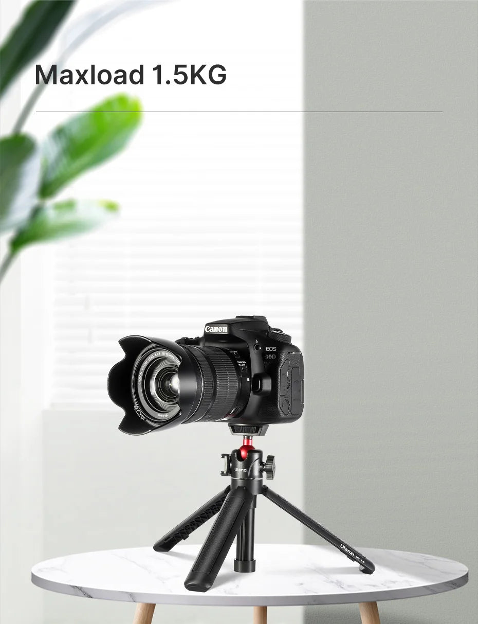 SEP Portable Tripod Stand Mini Foldable Holder for Mobile, DSLR & Vlogging