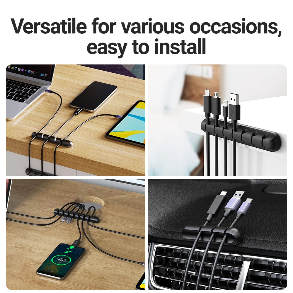 Adhesive Cable Holder - Keep Your  Organized