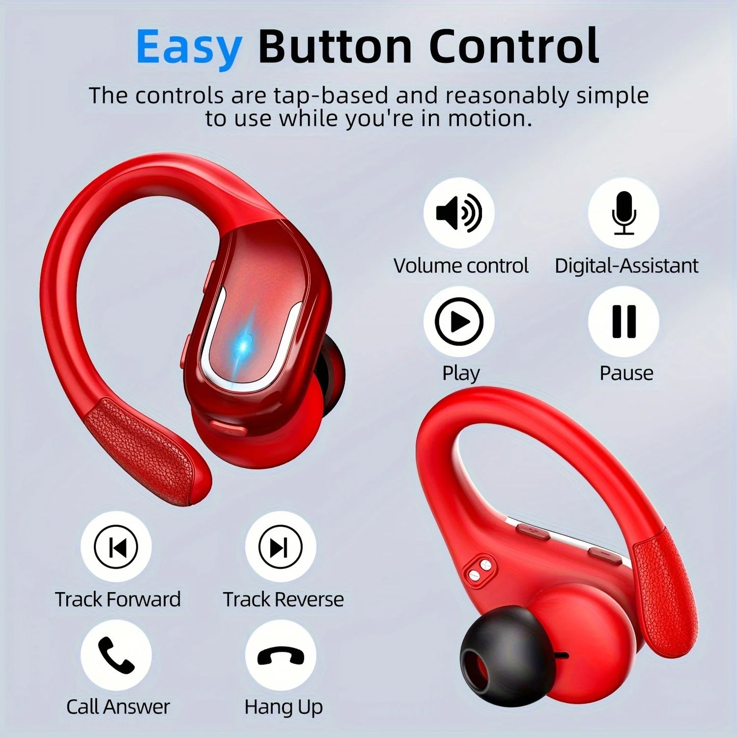 Wireless Bluetooth Earbuds - Noise Cancelling, Long Battery Life