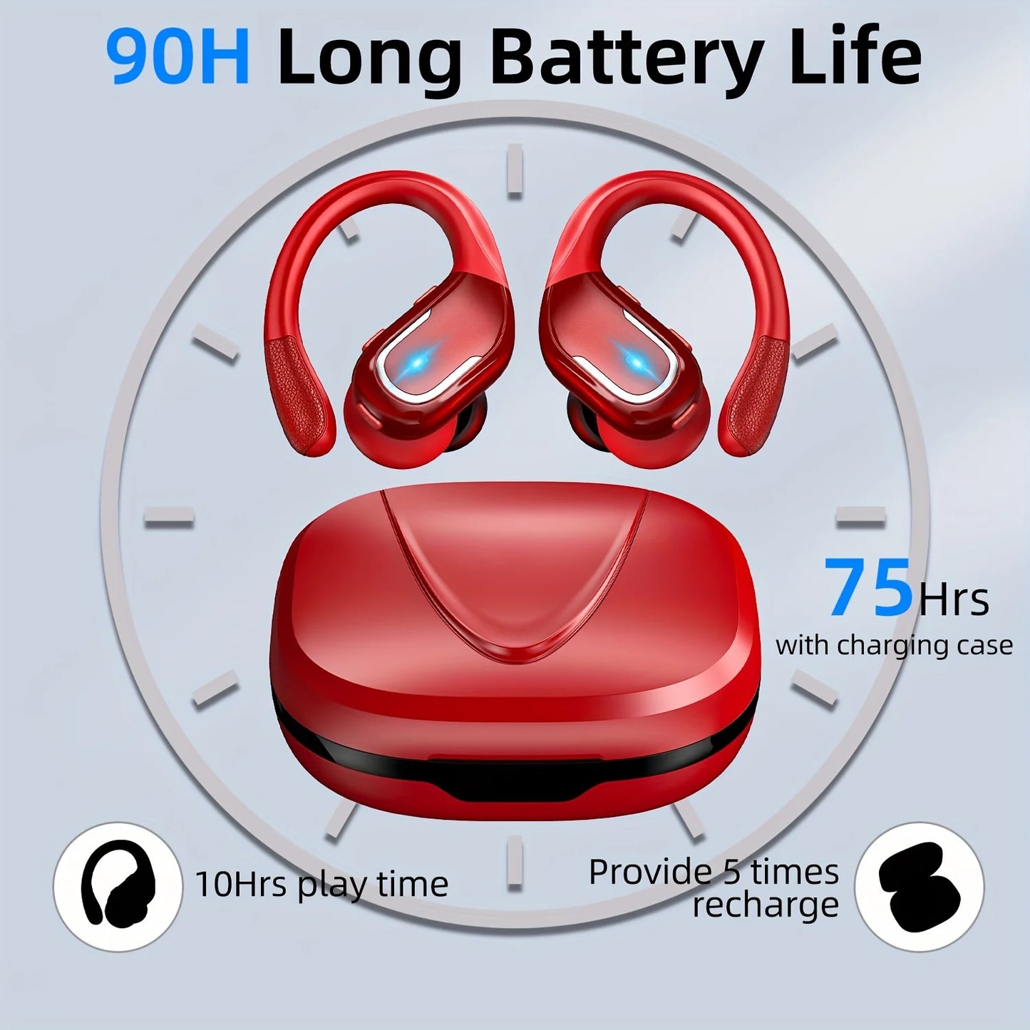 Wireless Bluetooth Earbuds - Noise Cancelling, Long Battery Life