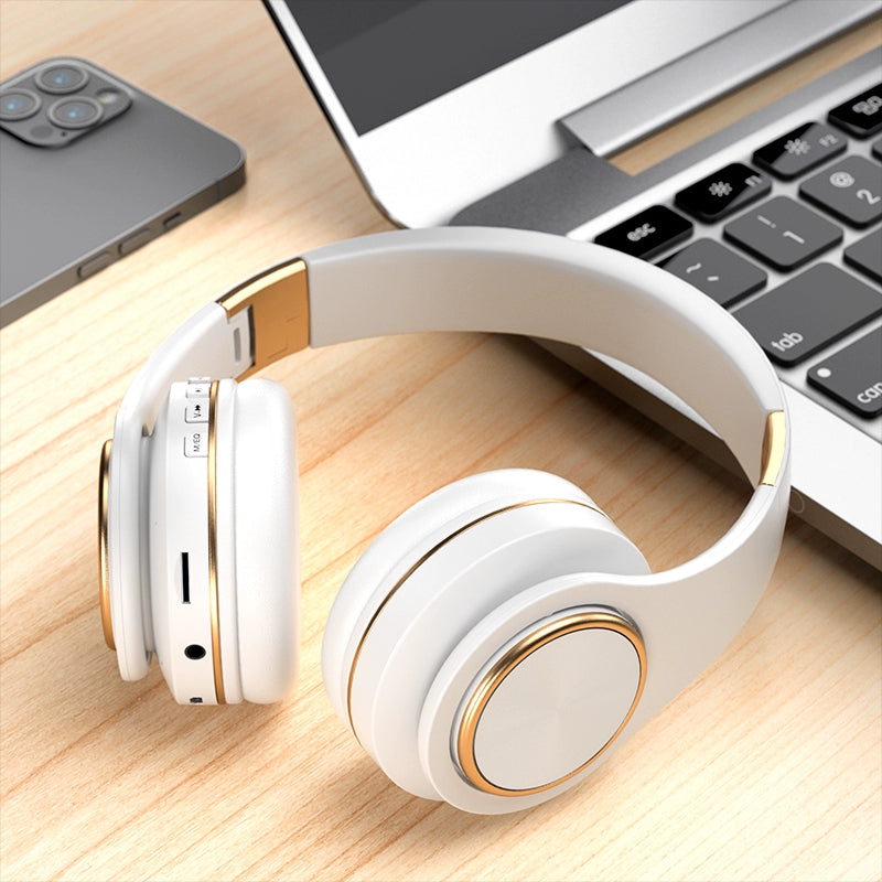Bluetooth Headphone Head-Mounted with Microphone Mobile Phone Computer Universal Headset like Subwoofer