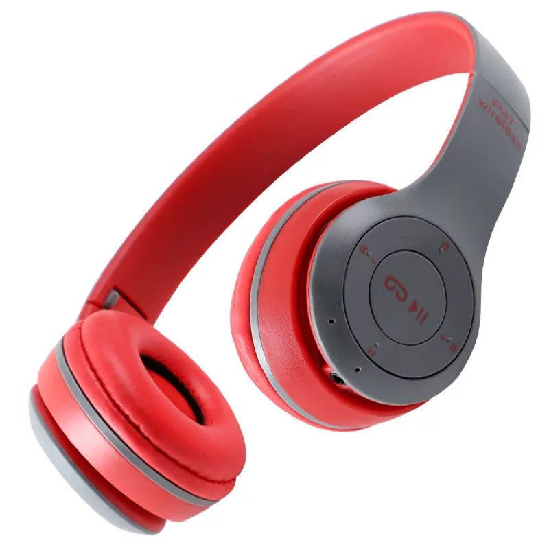 Bluetooth Headphone Head-Mounted with Microphone Mobile Phone Computer Universal Headset like Subwoofer