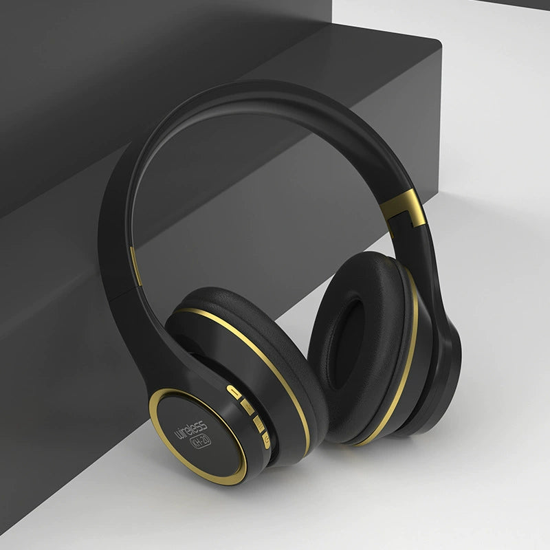 Bluetooth Headphone Head-Mounted with Microphone Mobile Phone Computer Universal Headset like Subwoofer