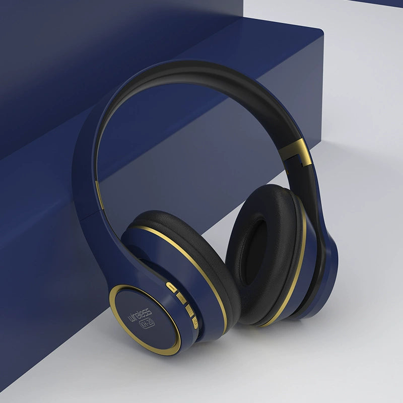 Bluetooth Headphone Head-Mounted with Microphone Mobile Phone Computer Universal Headset like Subwoofer