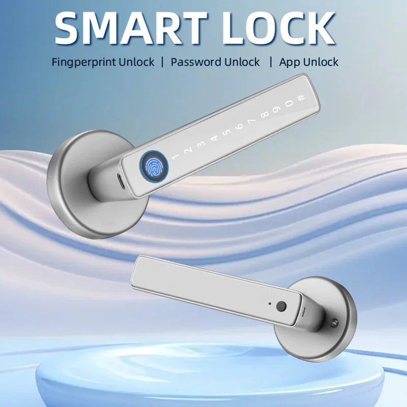 SEP Electronic Door Lock Fingerprint, Password & IC Card Unlock for Home