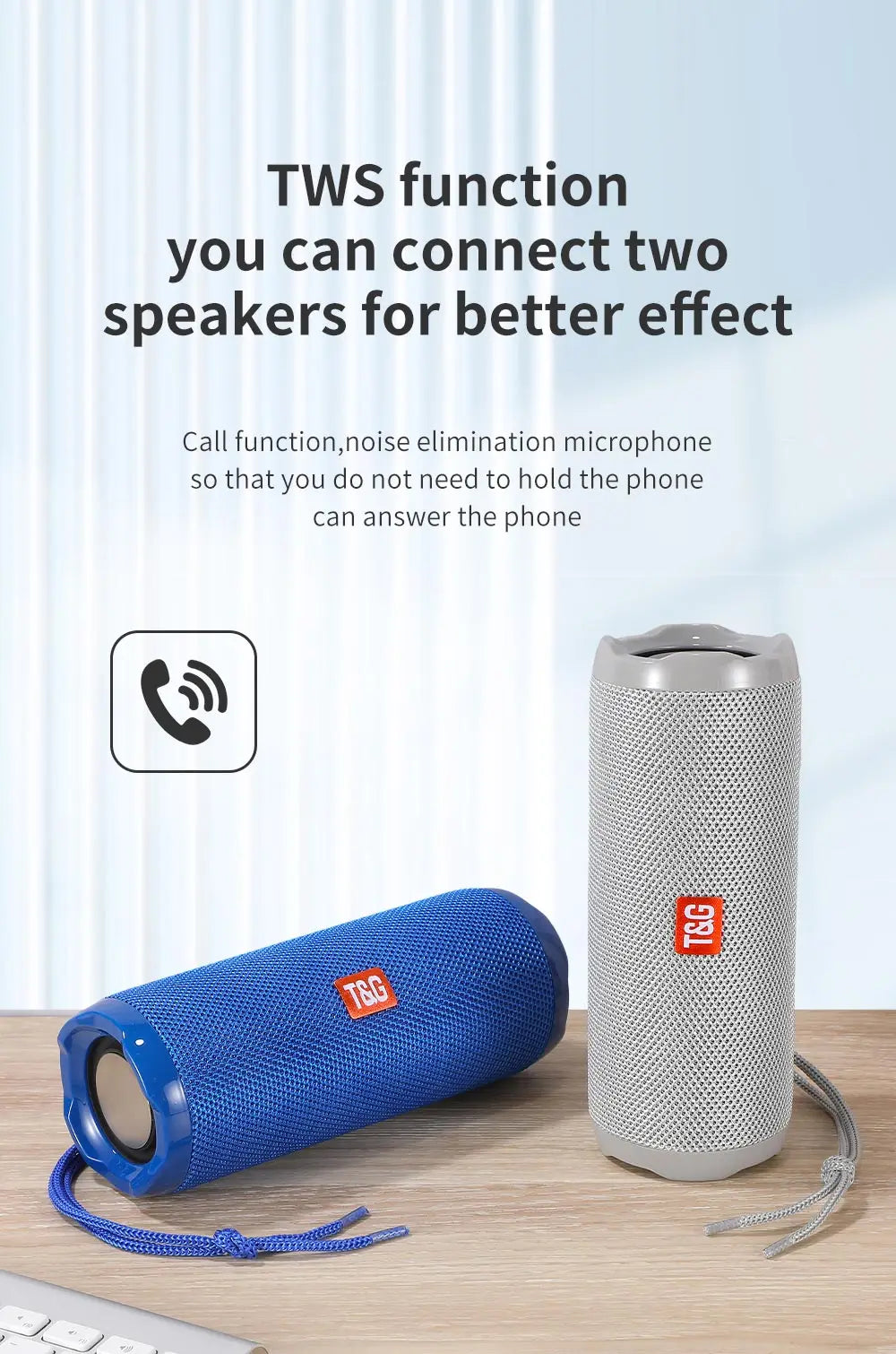 Buetooth Speaker  Wireless Speakers Waterproof . Loud Subwoofer Stereo Surround