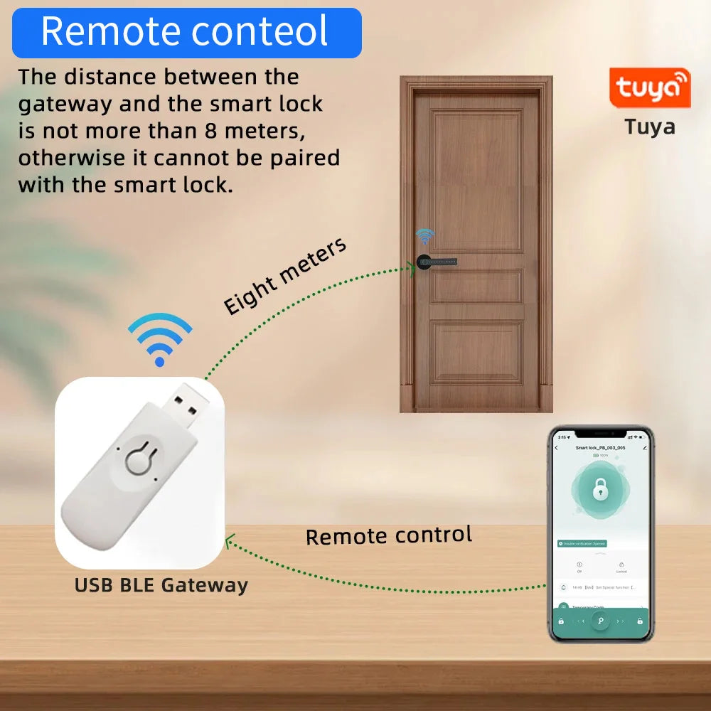 SEP Electronic Door Lock Fingerprint, Password & IC Card Unlock for Home