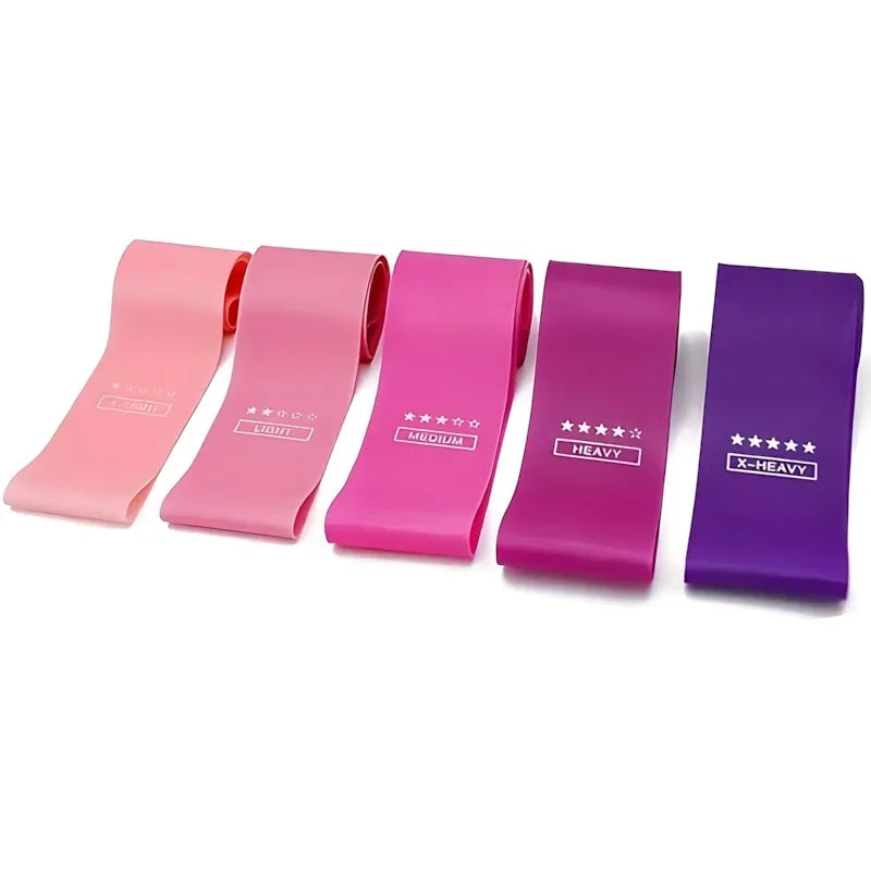 Yoga Resistance Loop Bands - TPE Stretch Bands for Glute Workouts, Squats & Fitness Training, Non-Latex Exercise Bands