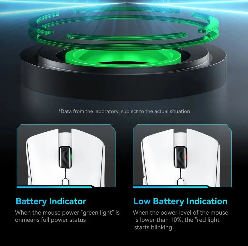 Attack Shark R1 Bluetooth Mouse and Grip Tape not Included Mouse 1000 Hz PAW3311 Sensor,Rechargeable Tri-mode,Ergonomic