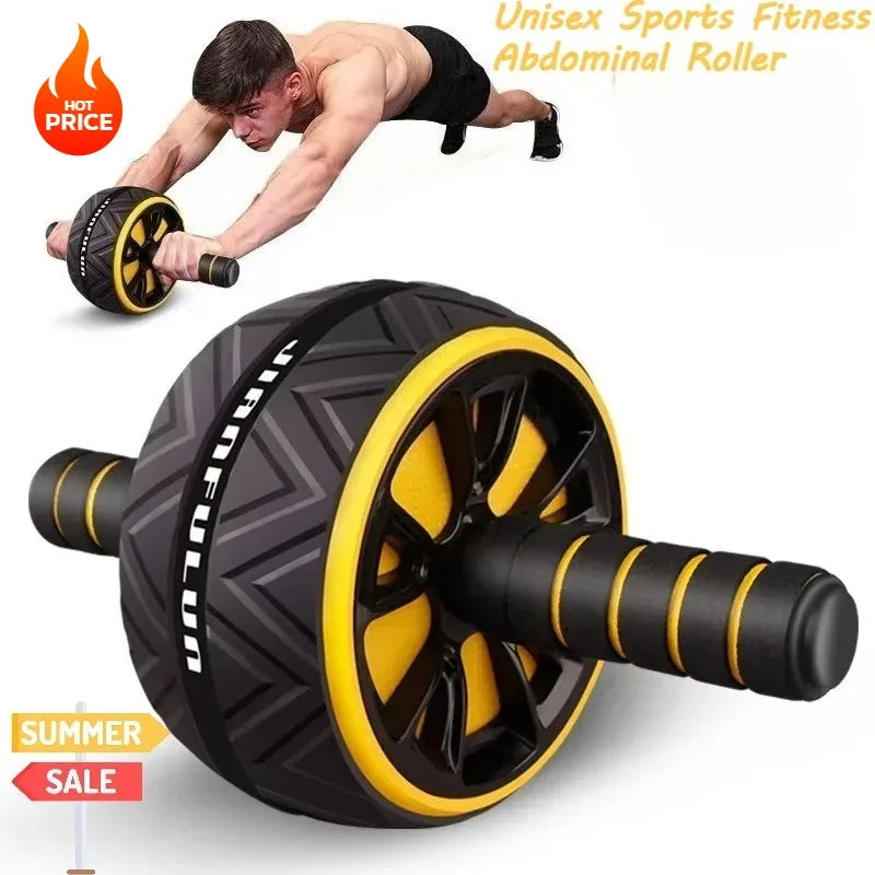 Exercise Fitness Abdominal Roller Abdominal Exercise Slimming Slimming Abdominal Fitness Abdominal Roller Mute Noiseless Unisex
