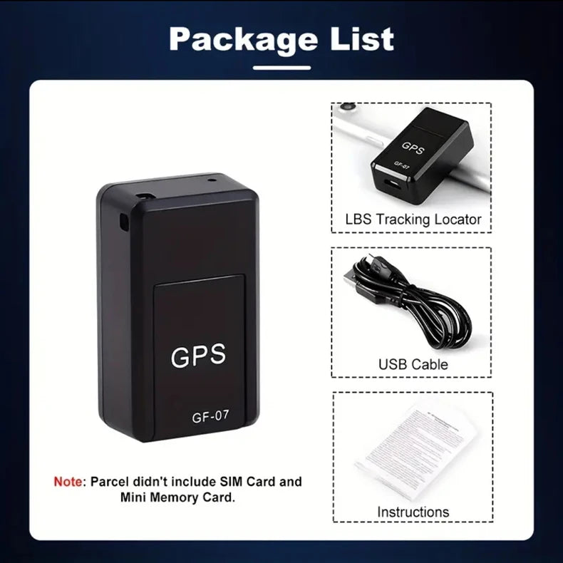SEP Portable GPS Tracking Device SIM-Enabled Real-Time Locator for Car & Pets