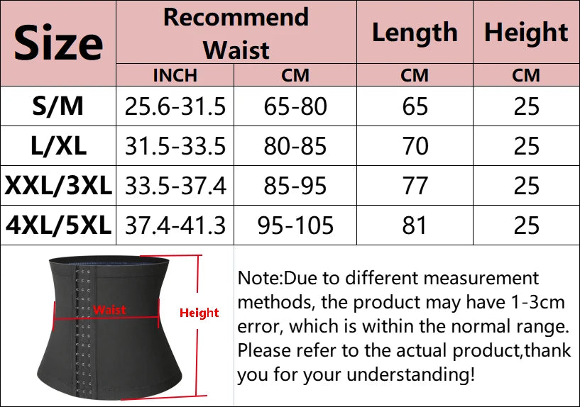 SEP Women  Waist Trimmer Belt Fitness Shapewear Fat Burning Belly Slimming Trainer Corsets