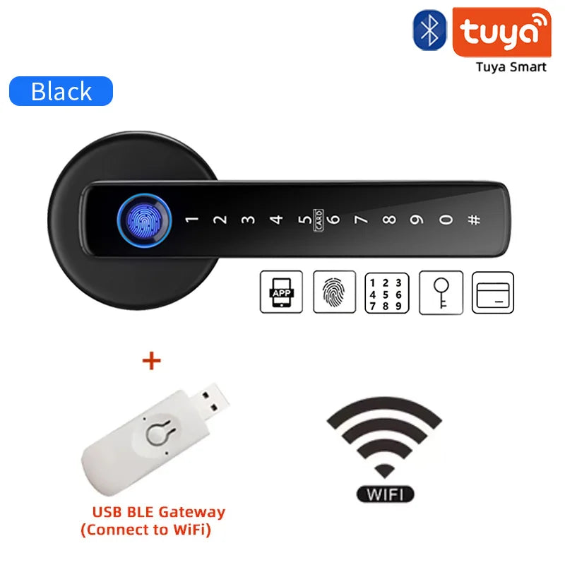 SEP Electronic Door Lock Fingerprint, Password & IC Card Unlock for Home